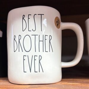 Rae Dunn Cream 'Best Brother Ever' Mug